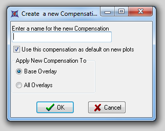 图16.6  Creating a New Compensation from a 2D Plot (从二维绘图创建新补偿)